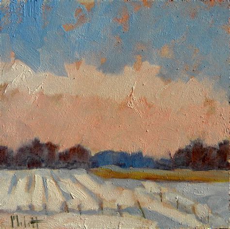 Contemporary Paintings Heidi Malott Snowy Winter Landscape Original
