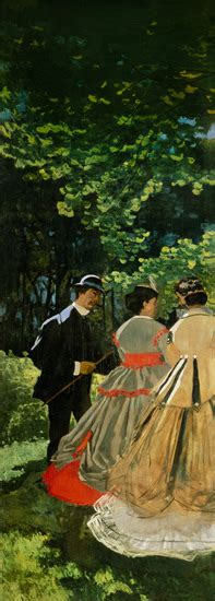 Dejeuner Sur L Herbe Chailly Claude Monet As Art Print Or Hand