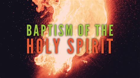 Baptism Of The Holy Spirit Robert Wimer
