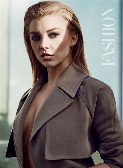 British Actress Natalie Dormer Gives A Smoldering Gaze On The February 2016 Cover Of Fashion