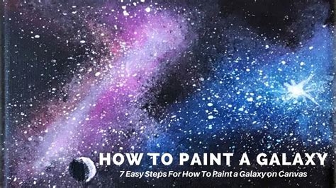 Easy Galaxy Painting For Beginners Art With Marc Explore And Learn