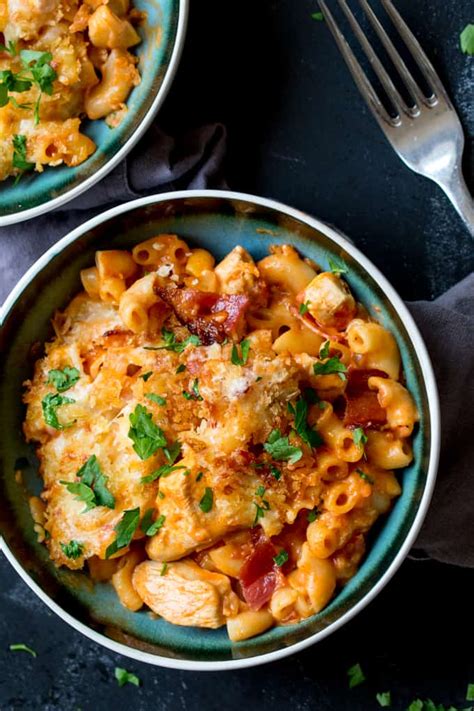 It's also got the classic taste we're looking for and expecting with mac and cheese. Chicken and Bacon Mac and Cheese - Nicky's Kitchen Sanctuary
