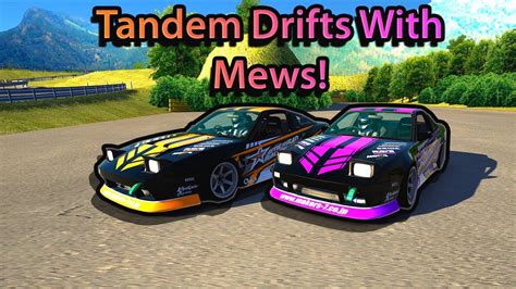 Assetto Corsa Tandem Drift With Mews Youtube