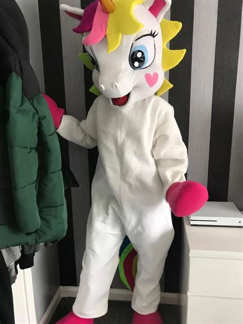 Unicorn Fancy Mascot Costume For Adult Halloween Party Unilovers