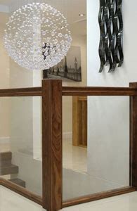 Breathe life into enclosed spaces. Glass Balustrading | Oak Handrail with Glass | toughened glass