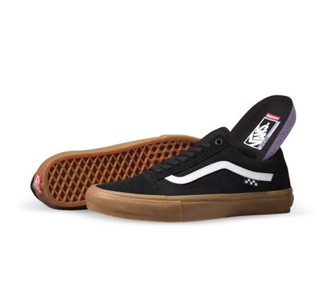 Vans Old Skool Pro Black Gum Shoes Free Post Aust Seller Skate Shop
