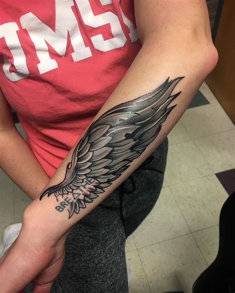Angel Wings Tattoo Forearm Wing Tattoo Arm Tattoo Arm Mann Wings