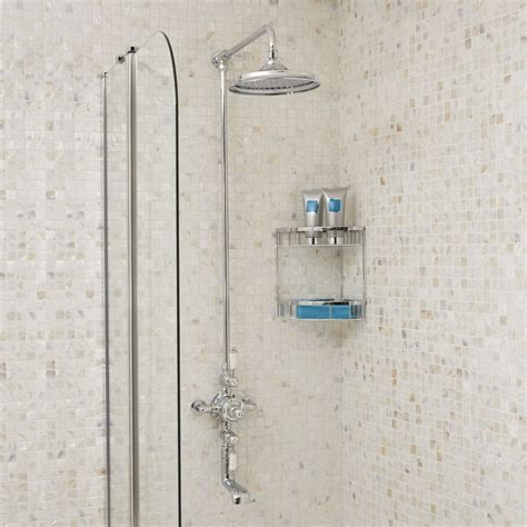 Minimalist styling brings functional shower art to a new level. Grand Exposed Thermostatic Shower Valve System (including ...
