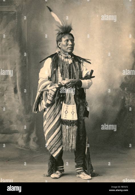 Native American Indian Little Bear Arapahoe Indian Stock Photo Alamy