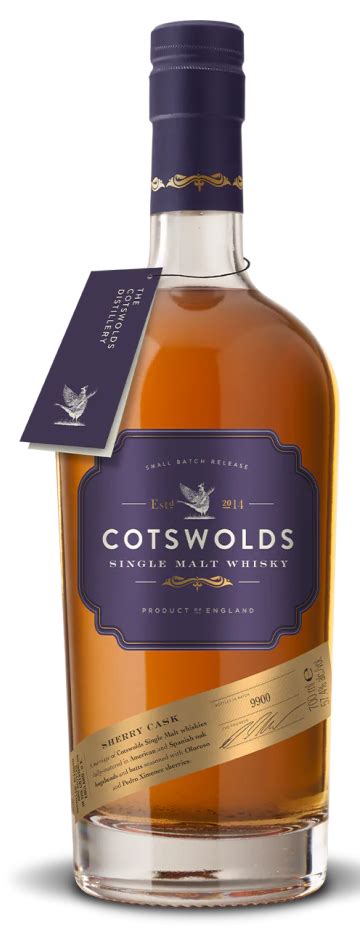Cotswold Sherry Cask English Single Malt Whisky 700ml Hairydog