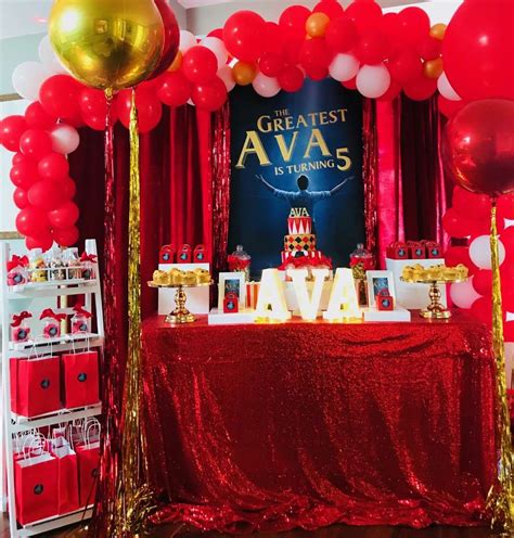 The Greatest Showman Party Birthday Party Ideas Photo 1 Of 11 Cirque