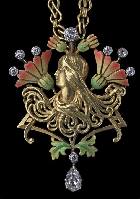 Art Nouveau Jewelry And Fashion Styles From The 1870s 1910s