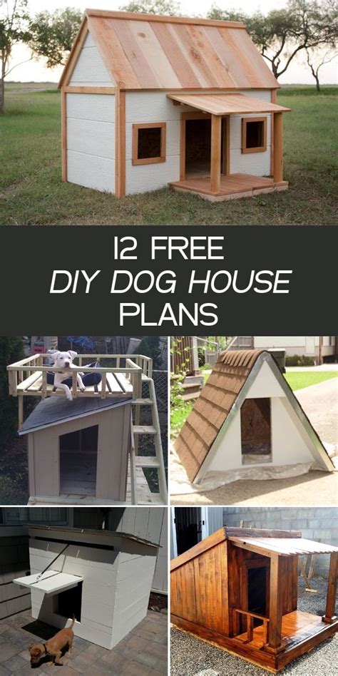 Same great results as a pro at a fraction of the cost. 12 Free DIY Dog House Plans | Dog house ideas diy, Dog house diy plans, Dog house diy