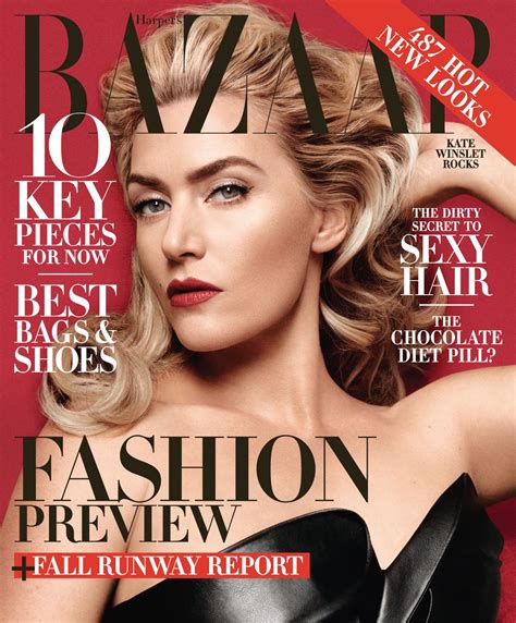 Kate Winslet Harpers Bazaar Magazine Junejuly 2014 Issue