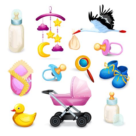 Baby Shower Icons 468609 Download Free Vectors Clipart Graphics