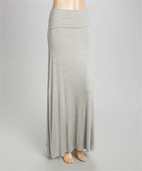 Look At This Heather Gray Maxi Skirt On Zulily Today Grey Maxi