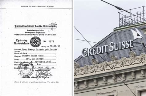 El Credit Suisse Mantuvo Cuentas Nazis Hasta El 2020 Incluidas 70 En