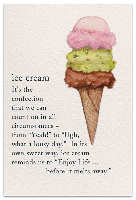 Ice Cream Birthday Card Words Quotes Meaningful