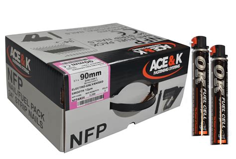 Nfp 34 ° Framing Nail Fuel Packs Alpha Pneumatic Supplies