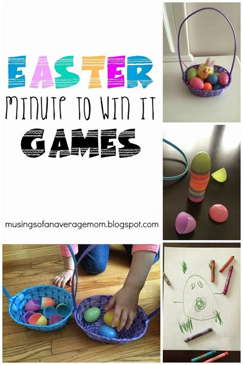 Easter Minute To Win It Easter Party Games Easter Games For Kids