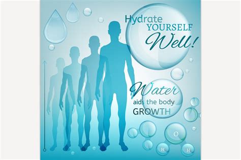 Hydrate Yourself Concept Food Illustrations ~ Creative Market