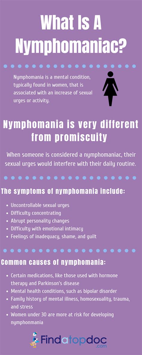 Whats A Nymphomaniac Symptoms Causes And Treatment