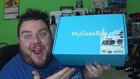 My Geek Box July 2017 Mystery Surprise Subscription Box Unboxing Youtube