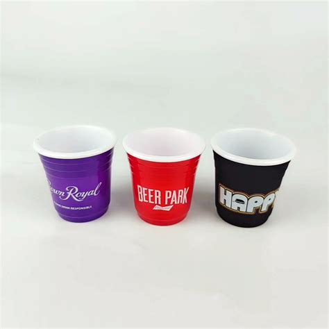 Red Mini Party Cup Plastic Shot Glass 2oz Buy Mini Party Cup Plastic Mini Beer Mug Shot Glass