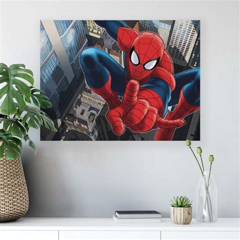 Marvel Spiderman Canvas Print 80cm X 60cm