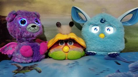 Furby Connect Hatchimals Surprise Peacat Twin B And Shelby On Furby