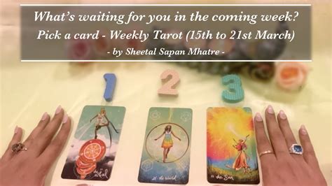 Pick A Cardyour Weekly Tarot Reading For March To March