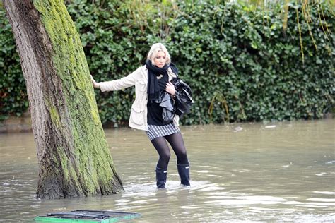 Fresh Flood Warnings Are Issued Along River Thames After Eel Pie Island