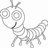 Centipede Insects sketch template