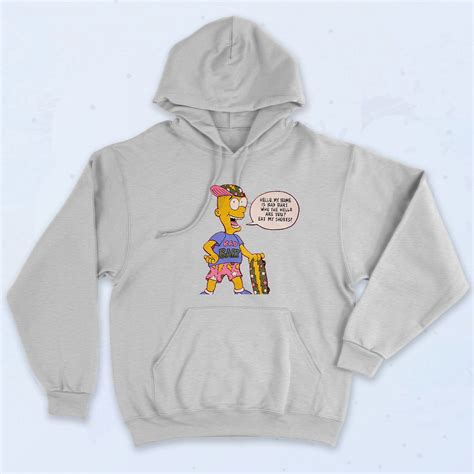 I built it because bart is one of my favorite characters in the tv show and i wanted to make a replica of his skateboard and i think people will love it. Bad Bart Simpson With Skateboard Hoodie - 90sclothes.com