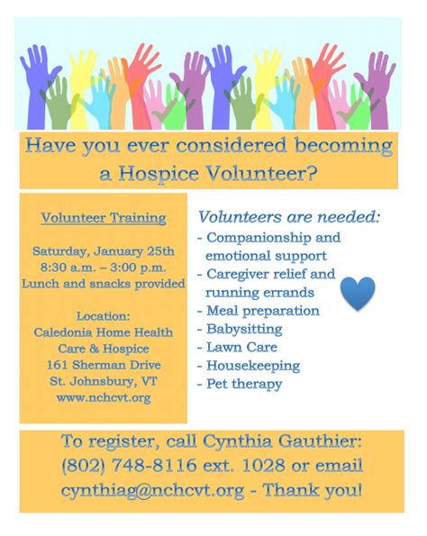 Become A Volunteer Nchc Northern Counties Health Care