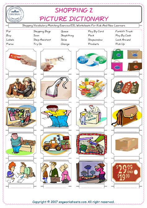 Shops Lets Go Shopping English Esl Worksheets For Shopping English