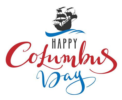 Columbus Day Clip Art Library