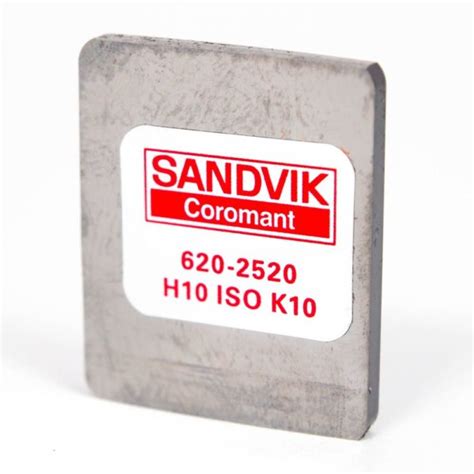 Sandvik Scraper Blade 620 2520 H10 Iso K10 5 Pack Dans Discount Tools
