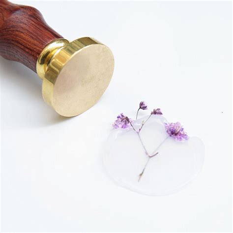 Wax Seal Stamp Blank Floral Wax Stamp For Sealing Wax Etsy