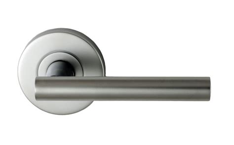 Nidus Passage Sets Mediterranean Levers Domici Finishes Satin Chrome Polished Chrome Door