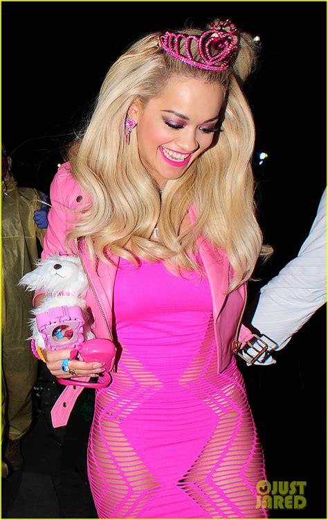 Rita Ora Looks Gets All Dolled Up As Barbie For Halloween Photo 3231886 2014 Halloween Rita
