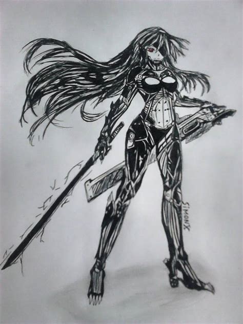 Metal Gear Raiden Female Version By Simeon24 On Deviantart