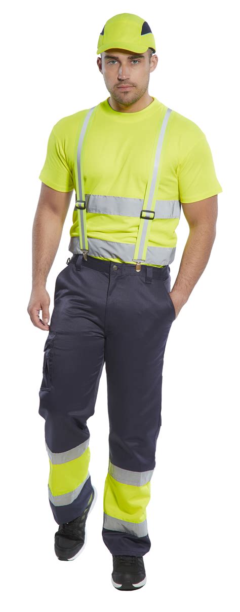 Northrock Safety Hi Vis Two Tone Combat Trousers Singapore Work