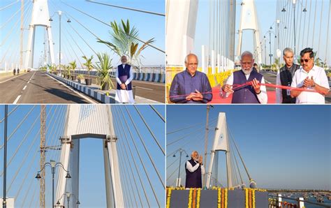 Country S Longest Cable Stayed Bridge Sudarshan Setu Inaugurated By