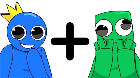 Green Blue Roblox Rainbow Friends Animation Youtube