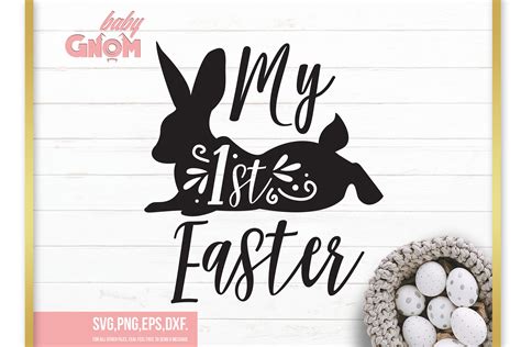 My First Easter svg ,Easter svg, Easter bunny svg, (421036) | SVGs