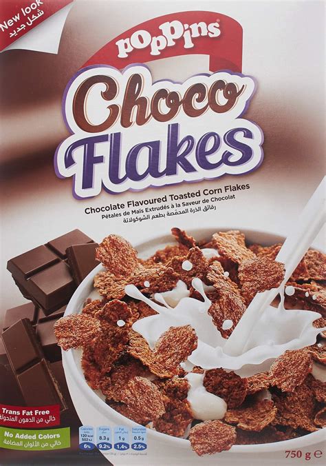 Poppins Choco Flakes Breakfast Cereal 750 Gm Brown Price In Saudi