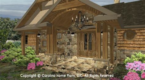 3d Images For Chp Lg 2810 Ga Large Craftsman 3d House Plan Views