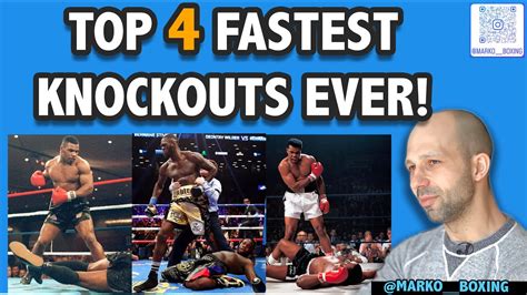 Top 4 Fastest Kos In Boxing History Timed Youtube