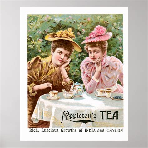 Vintage Advertising Tea Posters And Photo Prints Zazzle Nz
